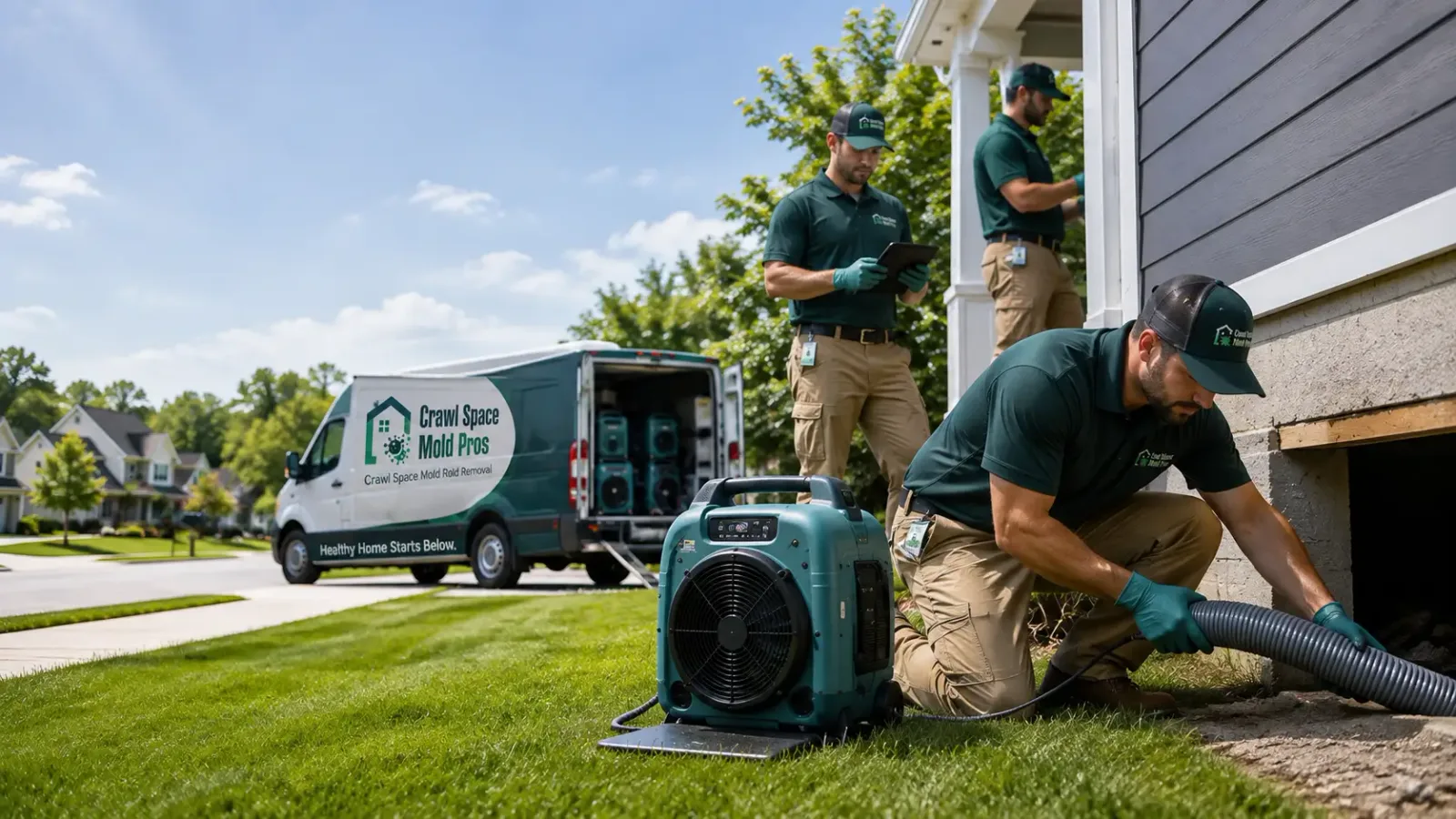 Crawl Space Mold Removal in Tecumseh, KS